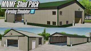 Mod Preview - MN Millennial Farms Shed Pack (by Mappers Paradise) | Farming Simulator 22