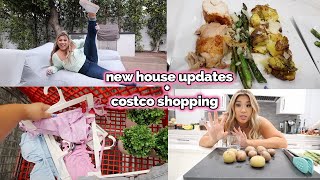 costco shopping + new house updates!!
