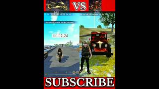 Comparison Video On Free Fire bike🆚Jeep #shorts #youtubeshorts #trending #viral #freefire #funny #ff