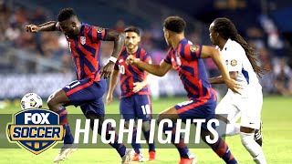 USMNT offensive explodes in 6-1 win over Martinique | 2021 Gold Cup