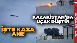 Dünya Bunu Konuşuyor! Kazakistan'da Yolcu Uçağı Düştü! İşte O Anlar!