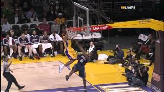 Shannon Brown swats Mario West + Reactions