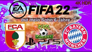 FIFA22 | FC Augsburg VS. FC Bayern München 12.Spieltag Bundesliga Gameplay 4K UHD PS5