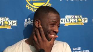 Draymond Green and Steph Curry share a Jordan moment
