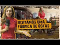 Como é a fabricação de uma bota de couro?