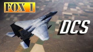 DCS: Su27 vs F15 Fox 1 SARH PvP fight.