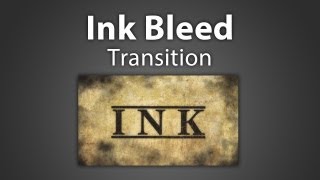 Ink bleed effect Ink bleed effect