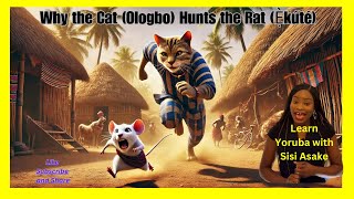 Why the Cat (Ologbo) Hunts the Rat (Ẹ̀kúté) – A Captivating Yoruba Animal Tale