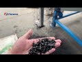 car tire recycling plant line tire rubber crumb machine scrap tire granulator machine