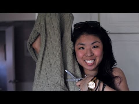 ✂ DIY Cropped Sweater ✂ DIY Cropped Sweater