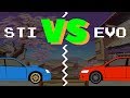 WRX STi vs Evo VIII