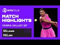 D. Collins vs. S. Williams | Yarra Valley Classic Quarterfinals | WTA Match Highlights