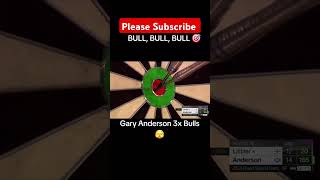 Gary Anderson triple bull against luke littler 🎯🎯🎯 #darts #dartsfans #bullseye #lukelittler