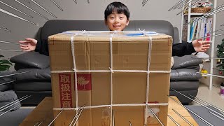 日本から大きい荷物が届きました…！荷物開封【日韓夫婦】