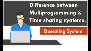 Differences between multi programming and multi tasking systems in O.S