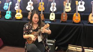 Lise Lee Performance in the Ohana Ukulele Booth at NAMM 2020