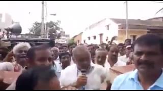 JCM challenging police in chikkanayakanahalli