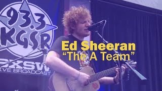 Ed Sheeran  "The A Team" [LIVE SXSW 2012] | Austin City Limits Radio