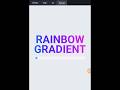 Rainbow text CSS3 - tailwindcss #website #coding