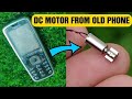 Dc Motor From old Phone - Mini motor from E - waste | Smallest Dc Motor - Toys From old Phone's |