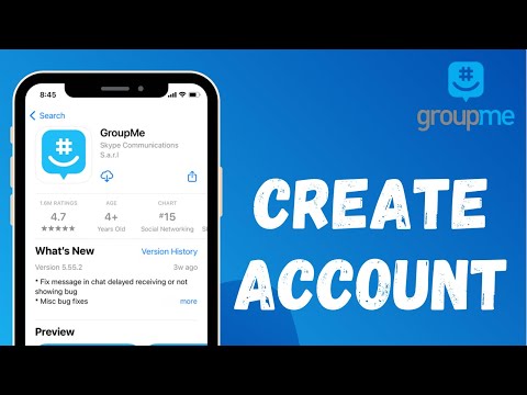 Create a GroupMe account