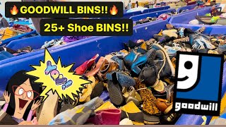 Let’s Go To Goodwill Bins! Get Your Party Pants On! Sooo Many Shoe Bins! Thrift With Me! +HAUL