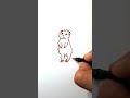 drawing a cute mongoose easy step by step ball pen drawing shorts