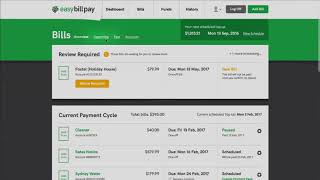 Easy Bill Pay - Bills Overview Tutorial