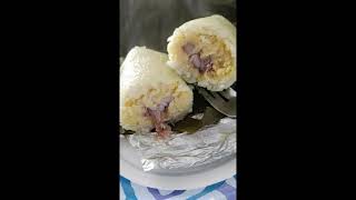 ខ្មែរនំអន្សមជ្រូក Cambodian fresh pork belly sweet rice cake rolls