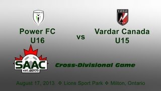 SAAC Cross Divisional Match Highlights: Power FC U16 vs Vardar Canada U15