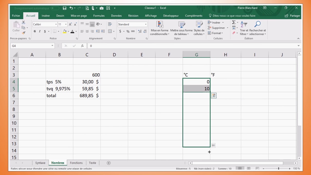 Excel : Les Formules - YouTube