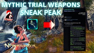 MYTHIC TRIAL WEAPONS First Look Set Bonus Neverwinter Mod 22