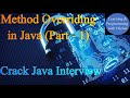 Method Overriding in Java | Runtime Polymorphism in Java | Covariant return type in Java