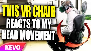 This VR chair reacts to my head movement and it is insane