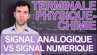 Signal analogique VS signal numérique - Physique-Chimie - Terminale - Les Bons Profs