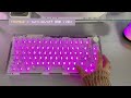 kiiboom phantom 81 v2 75% 82 hot swappable mechanical keyboard unboxing u0026 testing ❤︎ emmy lou