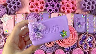 ASMR SOAP⭐ Relaxing video with crushing soap, clay cracking. Cutting soap cubes, soap waves.