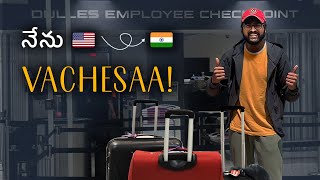 Coming BACK to INDIA Again from USA! ✈️ | Not STAYING in the US 🇺🇸 | తెలుగు | MS in USA 🇺🇸