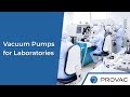 Laboratory Vacuum Pumps - Types of Pumps & Their Usage