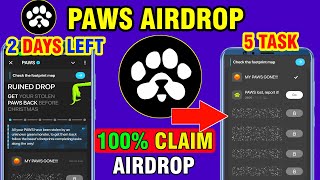 Paws Pawsmas Task Complete | Paws Airdrop Pawsmas Task How To Complete | Paws Airdrop