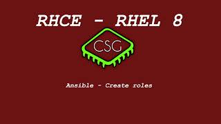 RHCE RHEL 8 - Ansible - Create Roles