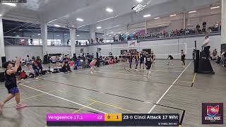 Vengeance 17.1 vs. Cinci Attack 17 Wht (2025.01.12)