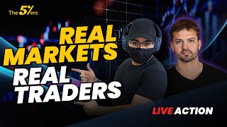 🎯 Trade the Best Setups LIVE – Pro Traders Break It Down | The5ers Live Trading Room