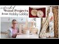 Hobby Lobby Crafts ~ Wood Craft Projects ~ DIY Wood Craft Ideas