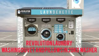 Revolution Laundry: washing duvets and pilliows in the 20KG washer