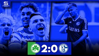 Greuther Fürth - FC Schalke 04 2:0 | Tore & Highlights | Stadion Reaktion