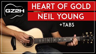 Heart Of Gold Guitar Tutorial Neil Young Guitar Lesson |Chords + Strumming|