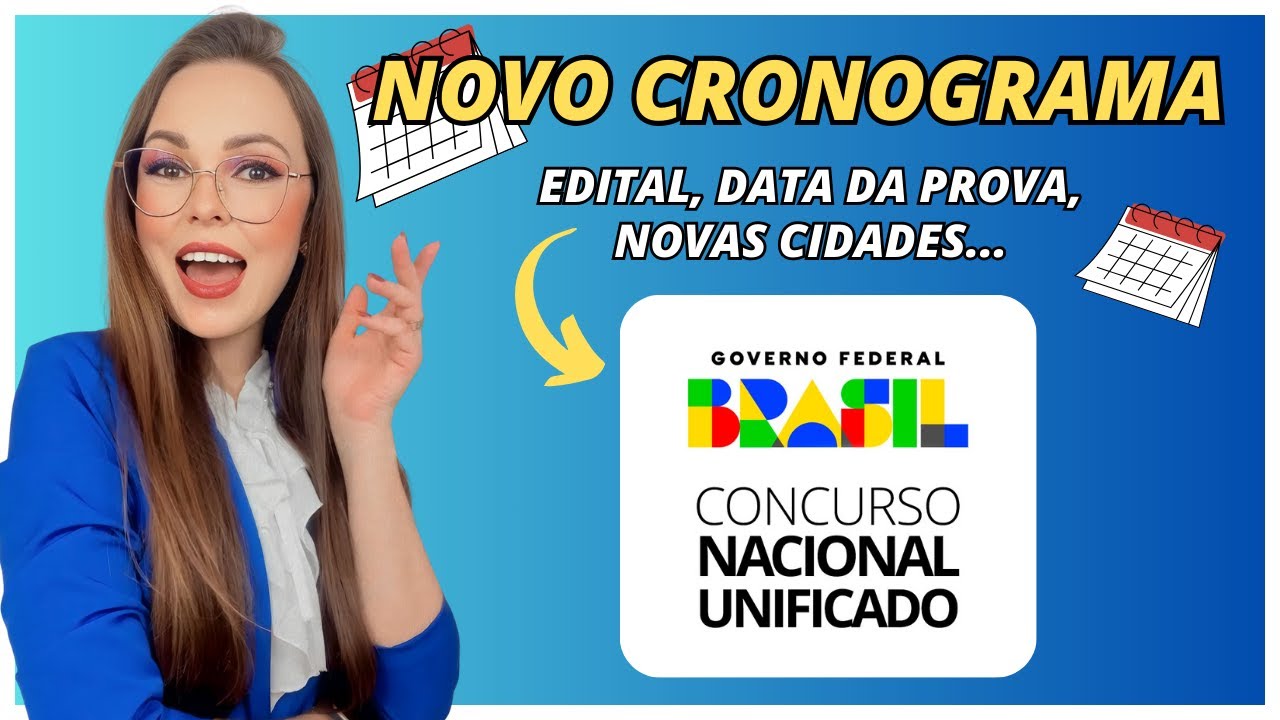 📆NOVO CRONOGRAMA CNU (IBGE) | DATA DE PROVA, NOVAS CIDADES, EDITAL ...