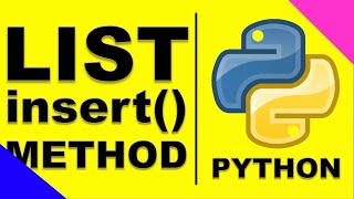 List insert() Method | Python Programming FREE Tutorial | in preparation for Algorithmic Trading