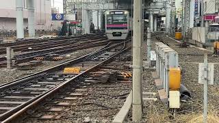 京成3000形3042編成京成本線経由快速成田空港行き京成高砂2号踏切通過